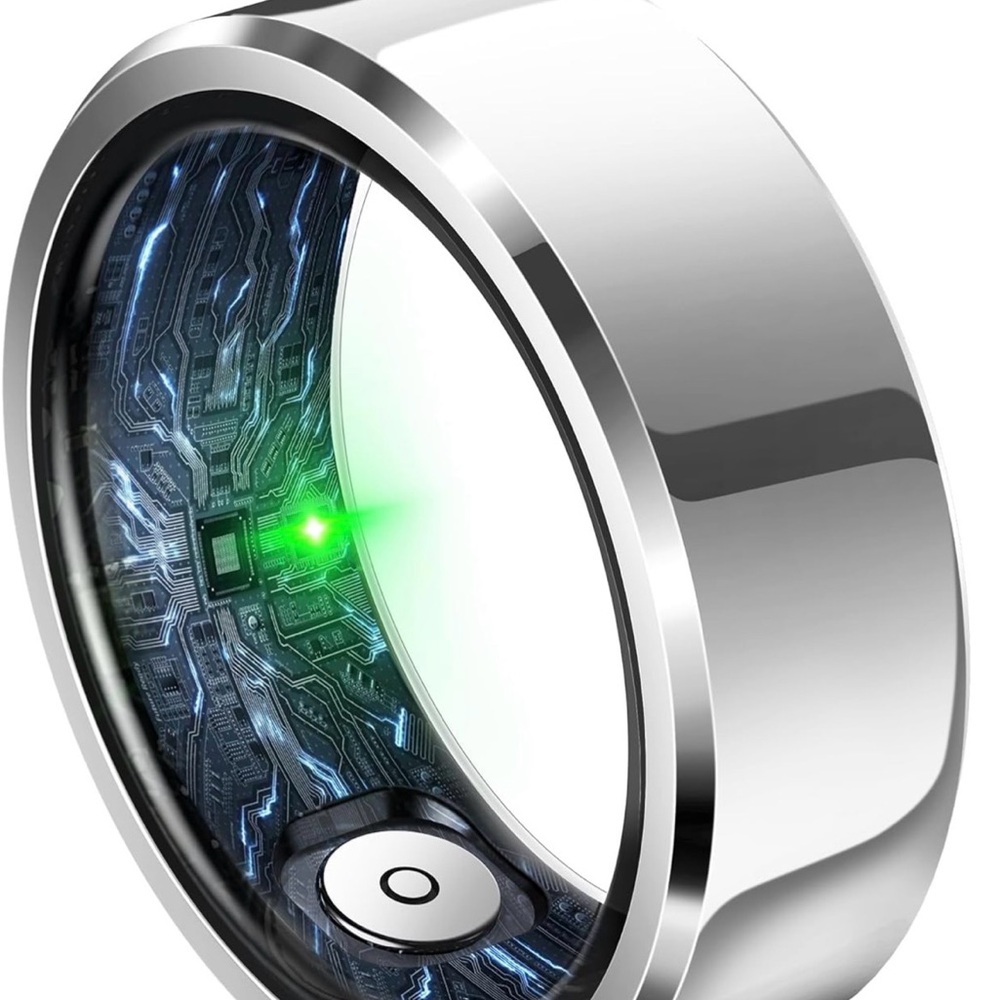 Silver Smart Ring NIB SIZE 10